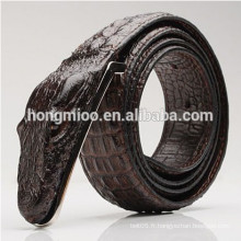 Thaïlande alligator peau ceinture personne crocodile peau ceinture luxe hommes loisirs ceinture cadeau